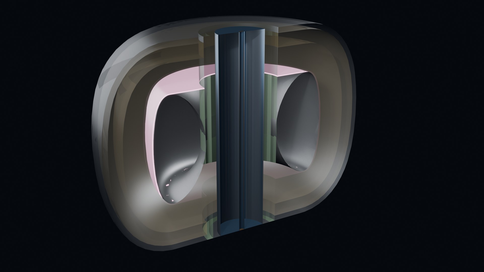 Breeder cutaway 4k — Kronos Fusion Energy render, 