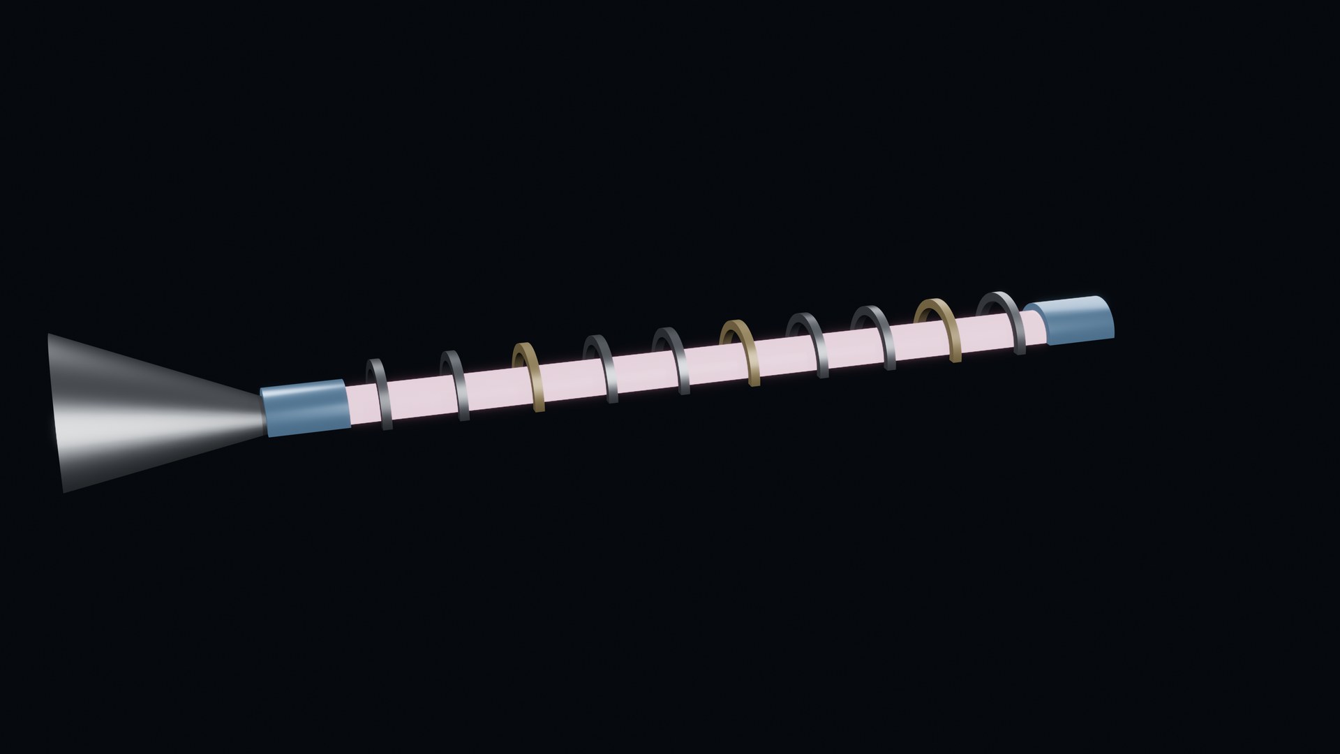 Burner cutaway 4k — Kronos Fusion Energy render, 